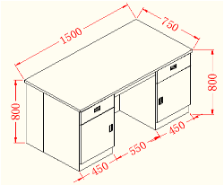 304 Stainless Steel Laboratory Work YR06013-2