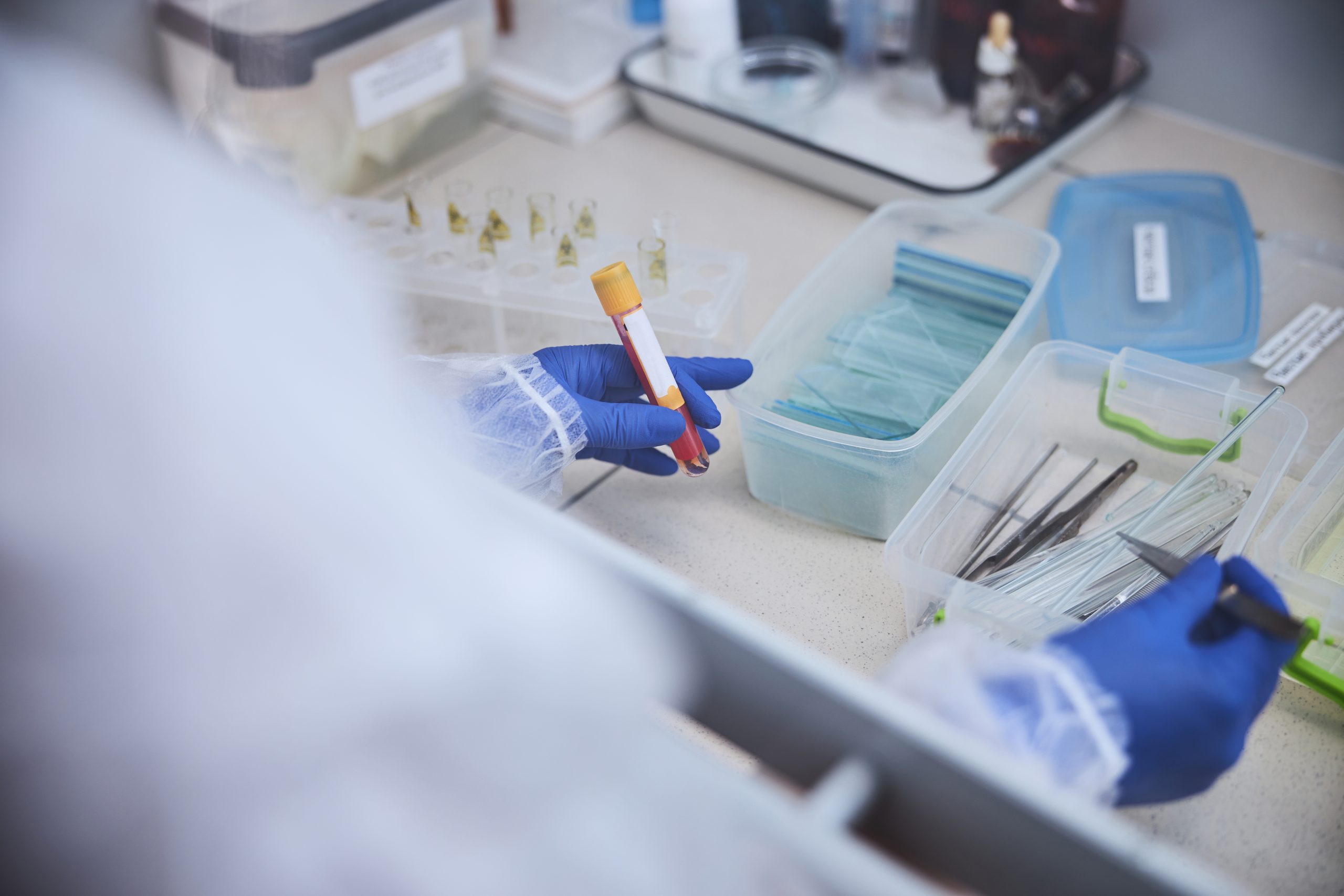 Safety levels in a biological safety cabinet