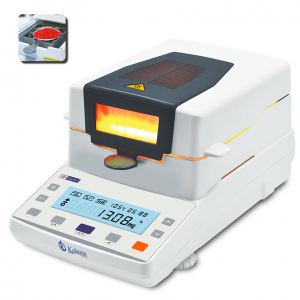 How to measure the moisture content in food to evaluate the quality of the product?